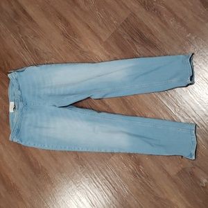 (36) Part Two Hanrietta Light Wash Ankle Jeans Modern Preppy Contemporary